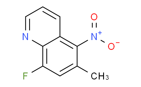 CAS No. 1420793-72-1, 8-Fluoro-6-methyl-5-nitroquinoline
