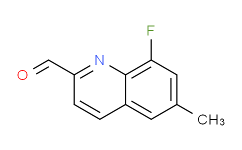 CAS No. 1420794-53-1, 8-Fluoro-6-methylquinoline-2-carbaldehyde