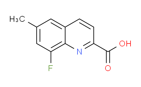 CAS No. 1420794-45-1, 8-Fluoro-6-methylquinoline-2-carboxylic acid