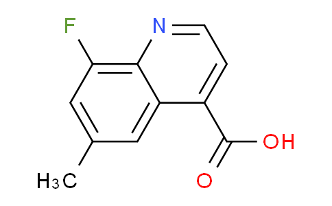 CAS No. 1420792-01-3, 8-Fluoro-6-methylquinoline-4-carboxylic acid