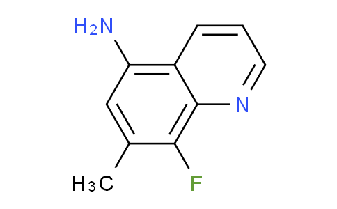 CAS No. 1420800-11-8, 8-Fluoro-7-methylquinolin-5-amine