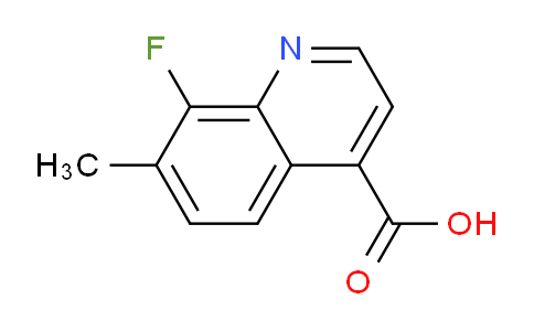 CAS No. 1420793-98-1, 8-Fluoro-7-methylquinoline-4-carboxylic acid