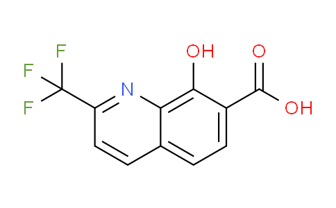 CAS No. 205040-74-0, 8-Hydroxy-2-(trifluoromethyl)quinoline-7-carboxylic acid