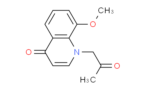 CAS No. 1209326-62-4, 8-Methoxy-1-(2-oxopropyl)quinolin-4(1H)-one