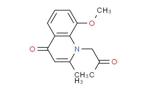 CAS No. 1210626-61-1, 8-Methoxy-2-methyl-1-(2-oxopropyl)quinolin-4(1H)-one