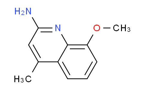 CAS No. 1307239-63-9, 8-Methoxy-4-methylquinolin-2-amine