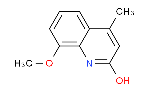 CAS No. 30198-01-7, 8-Methoxy-4-methylquinolin-2-ol