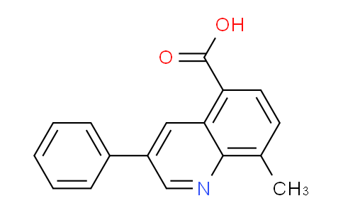 CAS No. 41191-68-8, 8-Methyl-3-phenylquinoline-5-carboxylic acid
