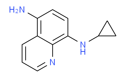 CAS No. 1154579-81-3, 8-N-Cyclopropylquinoline-5,8-diamine