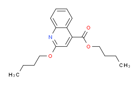 CAS No. 107779-36-2, Butyl 2-butoxyquinoline-4-carboxylate