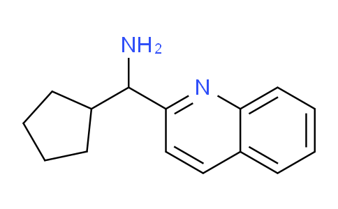 CAS No. 1159983-15-9, Cyclopentyl(quinolin-2-yl)methanamine