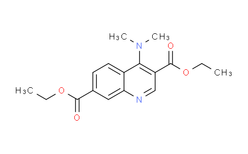 CAS No. 1171932-85-6, Diethyl 4-(dimethylamino)quinoline-3,7-dicarboxylate