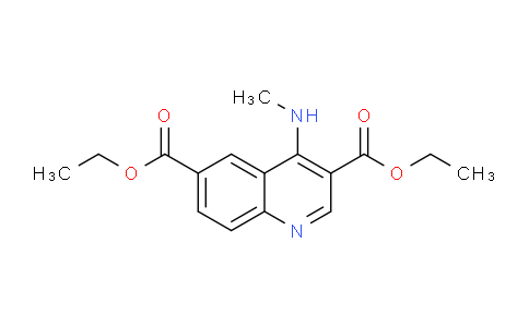CAS No. 1215669-46-7, Diethyl 4-(methylamino)quinoline-3,6-dicarboxylate