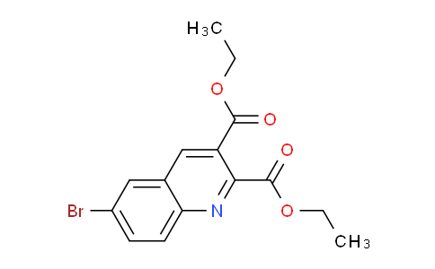 CAS No. 892874-36-1, Diethyl 6-bromoquinoline-2,3-dicarboxylate