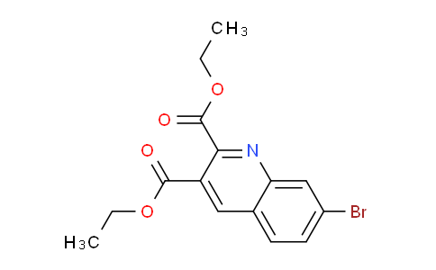 CAS No. 892874-41-8, Diethyl 7-bromoquinoline-2,3-dicarboxylate