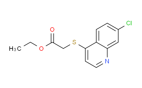CAS No. 1071597-98-2, Ethyl 2-((7-chloroquinolin-4-yl)thio)acetate