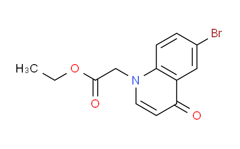 CAS No. 1215650-71-7, Ethyl 2-(6-bromo-4-oxoquinolin-1(4H)-yl)acetate
