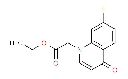 CAS No. 1315372-81-6, Ethyl 2-(7-fluoro-4-oxoquinolin-1(4H)-yl)acetate