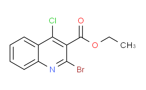 CAS No. 1379615-56-1, Ethyl 2-bromo-4-chloroquinoline-3-carboxylate