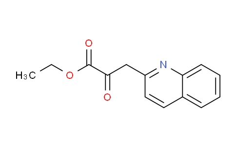 CAS No. 13119-76-1, Ethyl 2-oxo-3-(quinolin-2-yl)propanoate