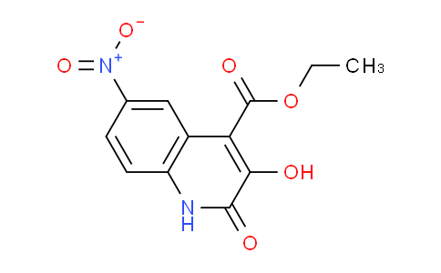 CAS No. 1383627-73-3, Ethyl 3-hydroxy-6-nitro-2-oxo-1,2-dihydroquinoline-4-carboxylate
