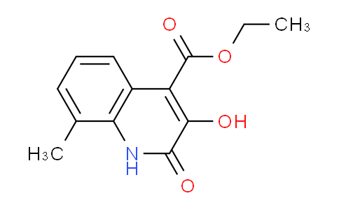 CAS No. 1159706-47-4, Ethyl 3-hydroxy-8-methyl-2-oxo-1,2-dihydroquinoline-4-carboxylate