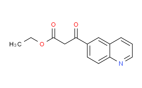 CAS No. 858646-09-0, Ethyl 3-oxo-3-(quinolin-6-yl)propanoate