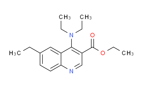CAS No. 1279210-07-9, Ethyl 4-(diethylamino)-6-ethylquinoline-3-carboxylate