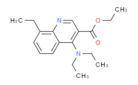 CAS No. 1315373-93-3, Ethyl 4-(diethylamino)-8-ethylquinoline-3-carboxylate