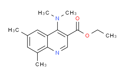 CAS No. 1171932-56-1, Ethyl 4-(dimethylamino)-6,8-dimethylquinoline-3-carboxylate