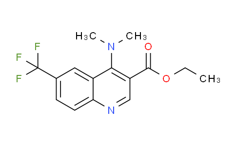 CAS No. 1216463-17-0, Ethyl 4-(dimethylamino)-6-(trifluoromethyl)quinoline-3-carboxylate