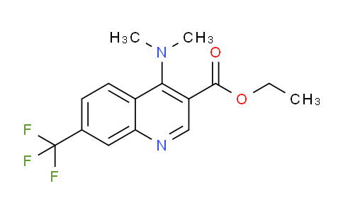 CAS No. 1209915-91-2, Ethyl 4-(dimethylamino)-7-(trifluoromethyl)quinoline-3-carboxylate