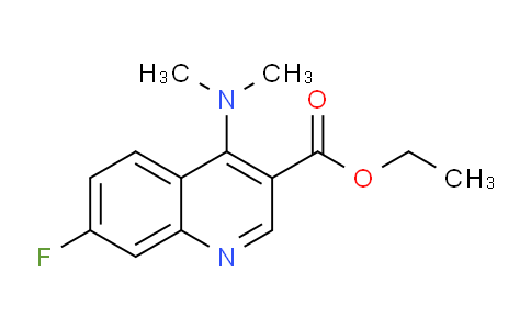 CAS No. 1315344-26-3, Ethyl 4-(dimethylamino)-7-fluoroquinoline-3-carboxylate