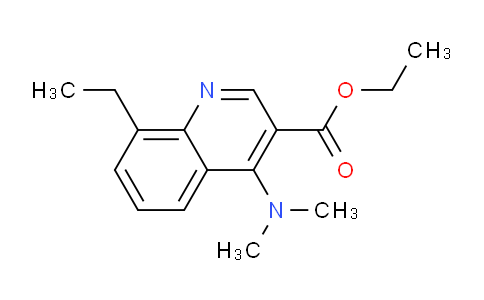 CAS No. 1315352-46-5, Ethyl 4-(dimethylamino)-8-ethylquinoline-3-carboxylate