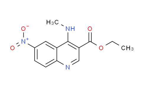 CAS No. 1216551-62-0, Ethyl 4-(methylamino)-6-nitroquinoline-3-carboxylate