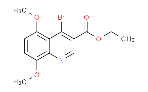 CAS No. 1378261-08-5, Ethyl 4-bromo-5,8-dimethoxyquinoline-3-carboxylate