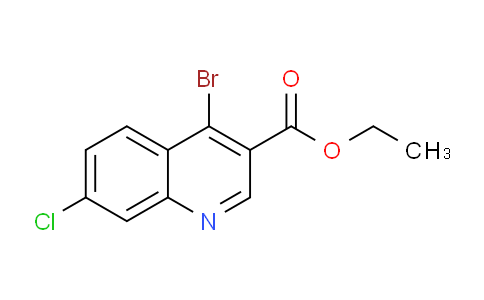 CAS No. 1378259-43-8, Ethyl 4-bromo-7-chloroquinoline-3-carboxylate
