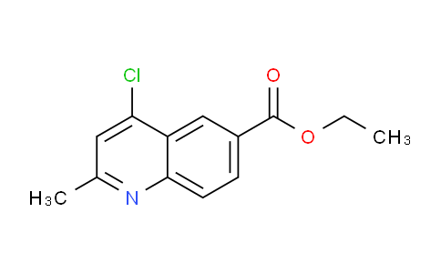 CAS No. 100375-87-9, Ethyl 4-chloro-2-methylquinoline-6-carboxylate