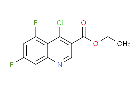 CAS No. 311346-69-7, Ethyl 4-chloro-5,7-difluoroquinoline-3-carboxylate