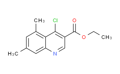 CAS No. 338954-49-7, Ethyl 4-chloro-5,7-dimethylquinoline-3-carboxylate