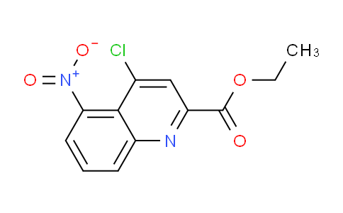 CAS No. 1447606-60-1, Ethyl 4-chloro-5-nitroquinoline-2-carboxylate