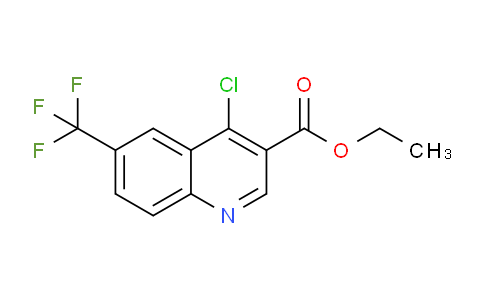 CAS No. 193827-69-9, Ethyl 4-chloro-6-(trifluoromethyl)quinoline-3-carboxylate