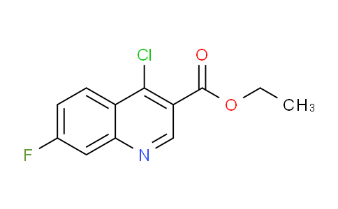 CAS No. 26893-13-0, Ethyl 4-chloro-7-fluoroquinoline-3-carboxylate