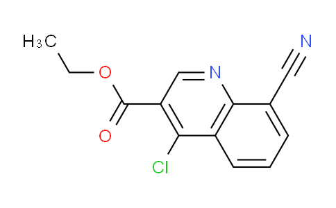 CAS No. 77173-67-2, Ethyl 4-chloro-8-cyanoquinoline-3-carboxylate