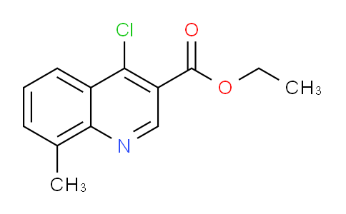 CAS No. 37041-32-0, Ethyl 4-chloro-8-methylquinoline-3-carboxylate