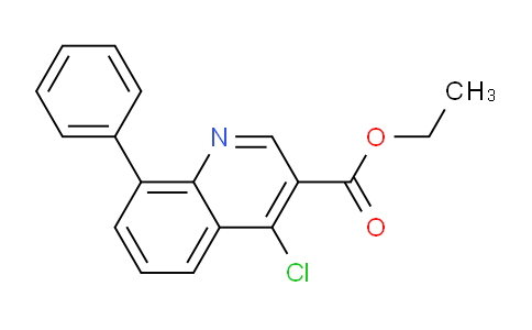 CAS No. 31602-10-5, Ethyl 4-chloro-8-phenylquinoline-3-carboxylate