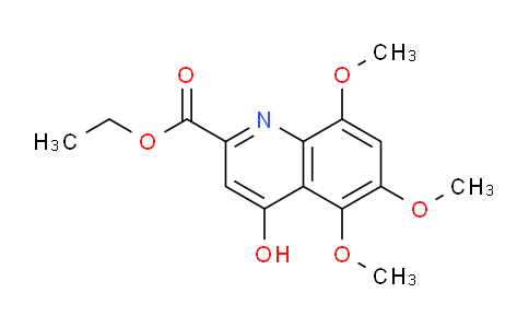 CAS No. 6046-71-5, Ethyl 4-hydroxy-5,6,8-trimethoxyquinoline-2-carboxylate