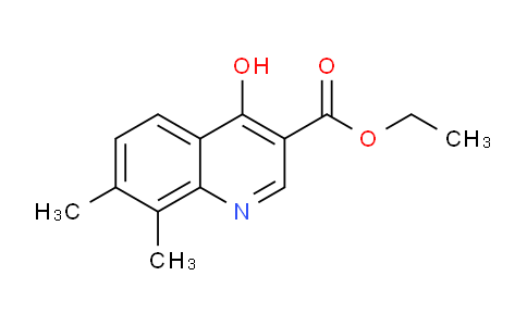 CAS No. 53164-33-3, Ethyl 4-hydroxy-7,8-dimethylquinoline-3-carboxylate