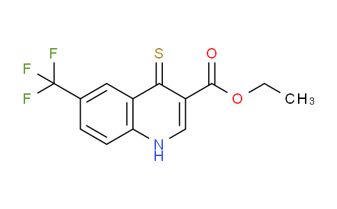 CAS No. 1216580-67-4, Ethyl 4-thioxo-6-(trifluoromethyl)-1,4-dihydroquinoline-3-carboxylate