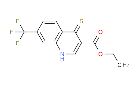 CAS No. 1209409-72-2, Ethyl 4-thioxo-7-(trifluoromethyl)-1,4-dihydroquinoline-3-carboxylate